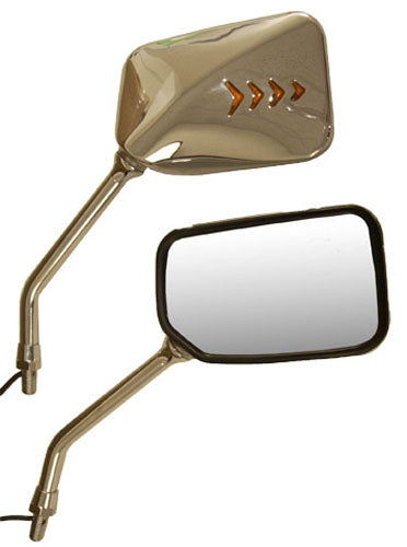 Mirror Right Chr W/light