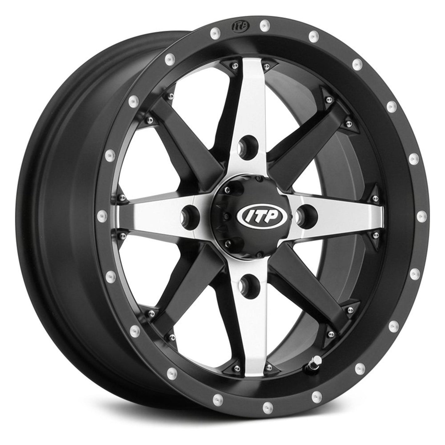 Itp Cyclone Wheel Black And Machined 14x7