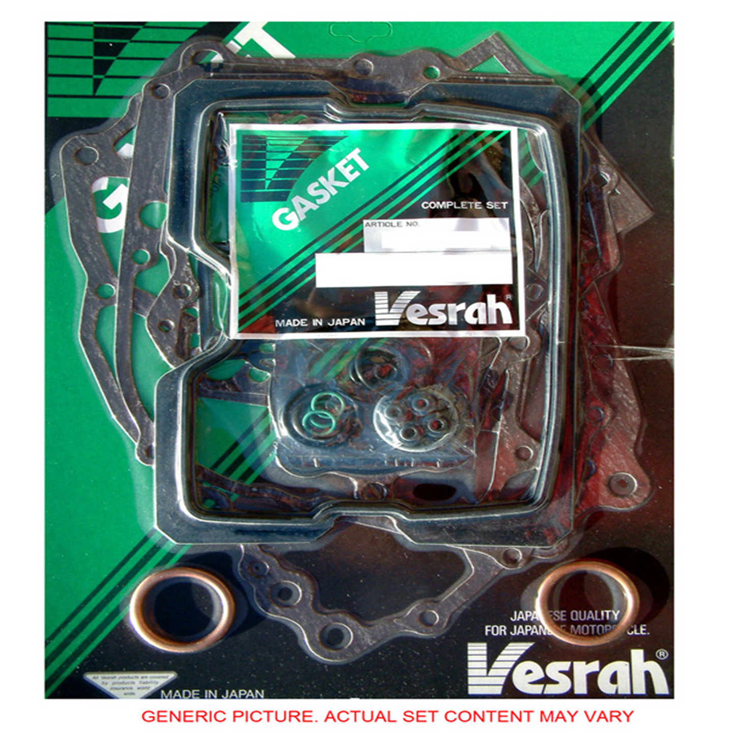 Vesrah Complete Gasket Set Honda (vg-1148-m)