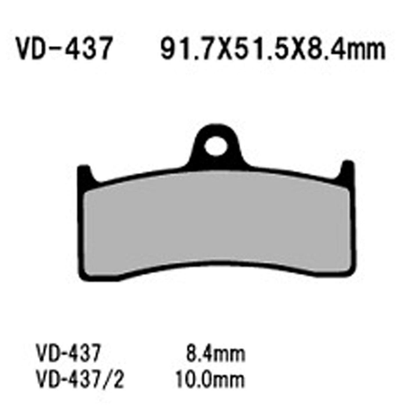 Vesrah Brake Pads (vd-437rjl)