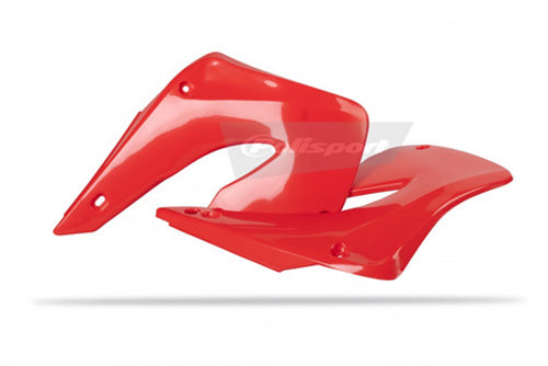Radiator Scoops Cr125r Oem Color 00/01 Red Cr00