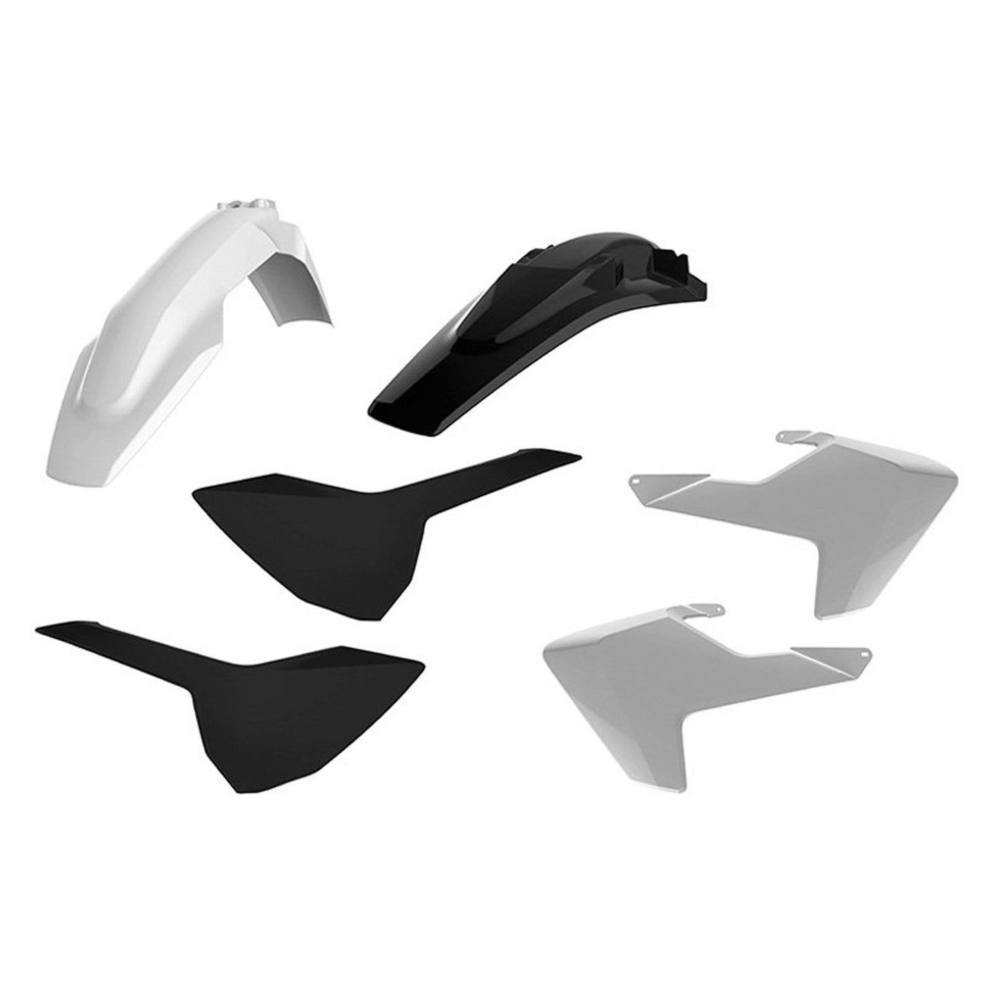 Polisport Enduro Standard Kit Husqvarna Black