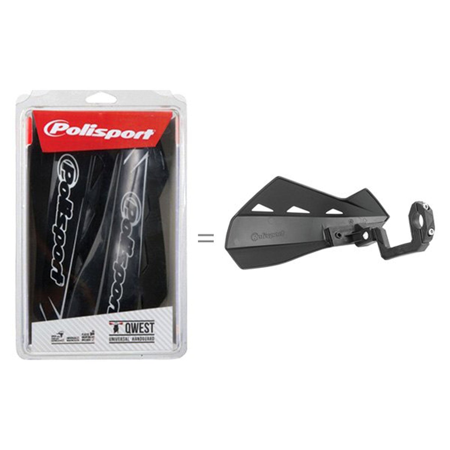 Polisport Qwest Handguard + Mount Green 05