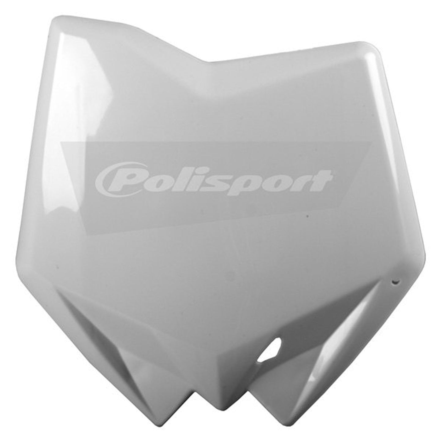 Polisport Number Plate Husqvarna White