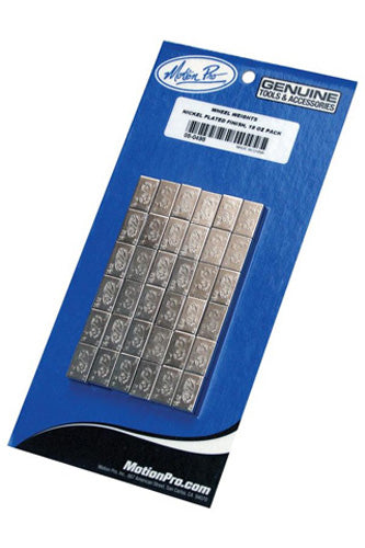 Wheel Weights, Nickel Plated Finish, 18 Oz Box