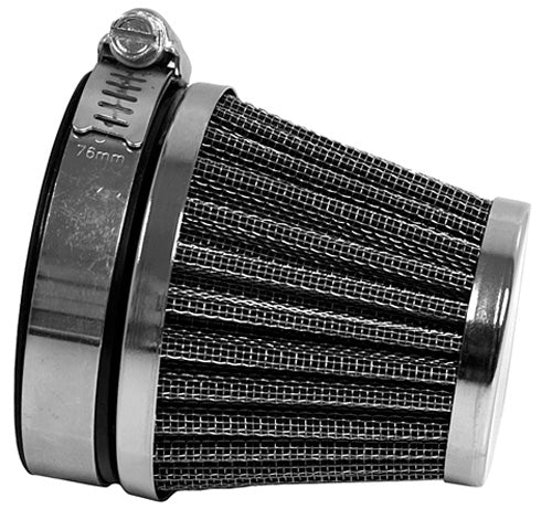 Air Filter Chrome End 60mm