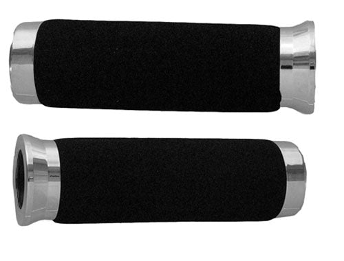 Grip Set Hiway Plas Chrome