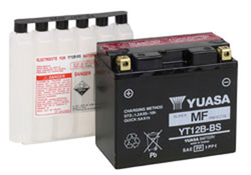 Yuasa Yt12b-bs Maintenance Free 12 Volt Battery