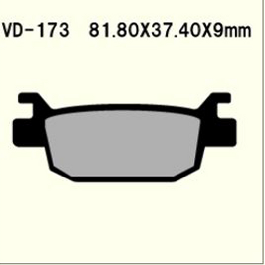 Vesrah Semi-metallic Brake Pads, Vd-173