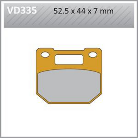 Vesrah Semi-metallic Brake Pads, Vd-335