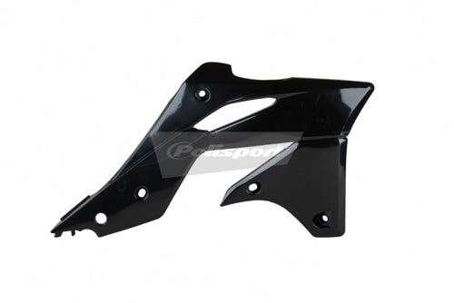 Radiator Scoops Kx250f  Black