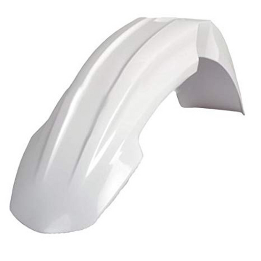 Polisport Rear Fender, Kawasaki, White