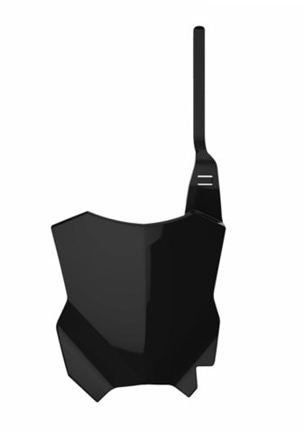 Polisport Number Plate, Kawasaki, Black