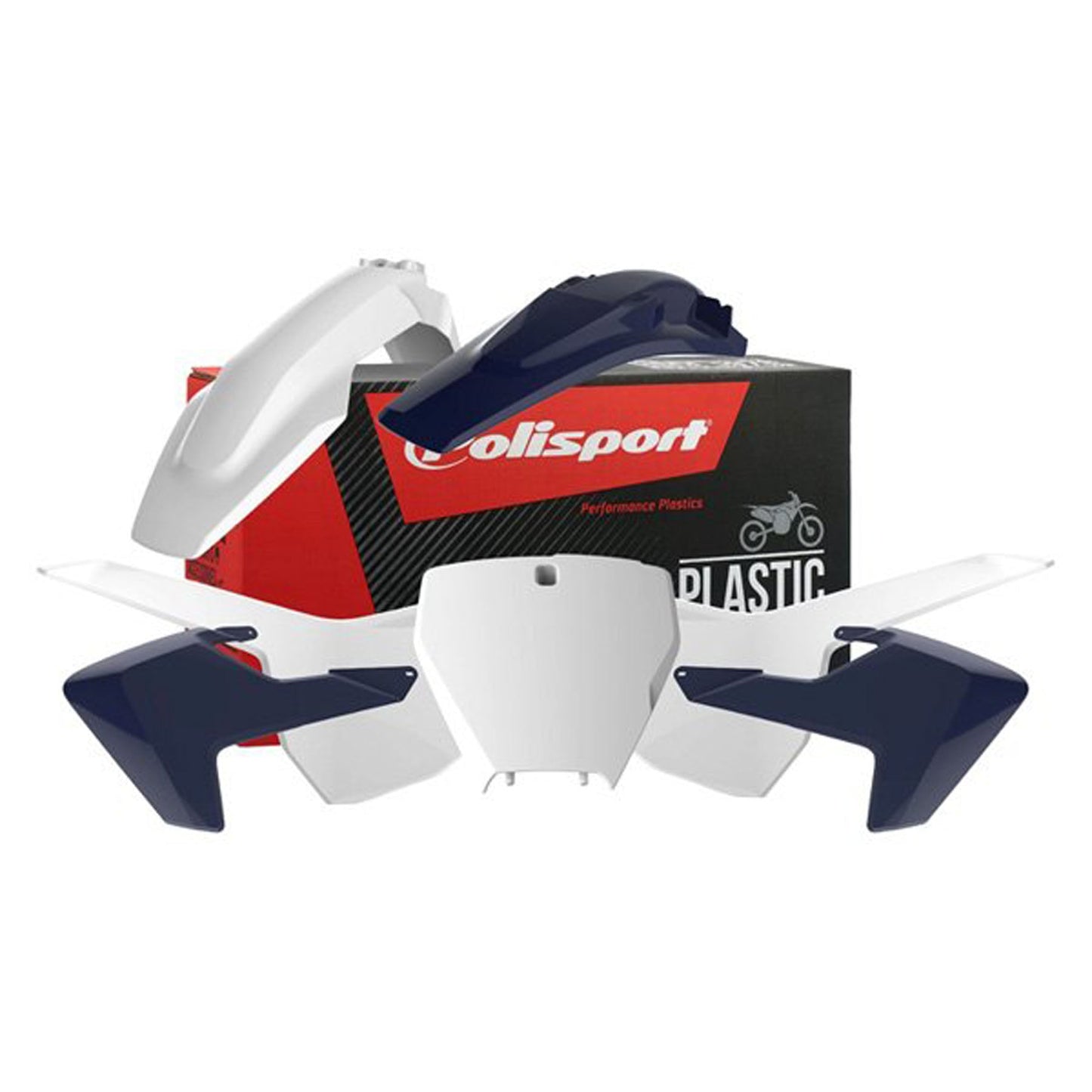 Polisport Mx Complete Kit Husqvarna Black