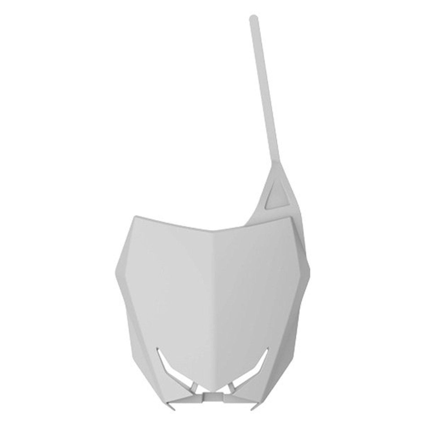 Polisport Number Plate Suzuki White