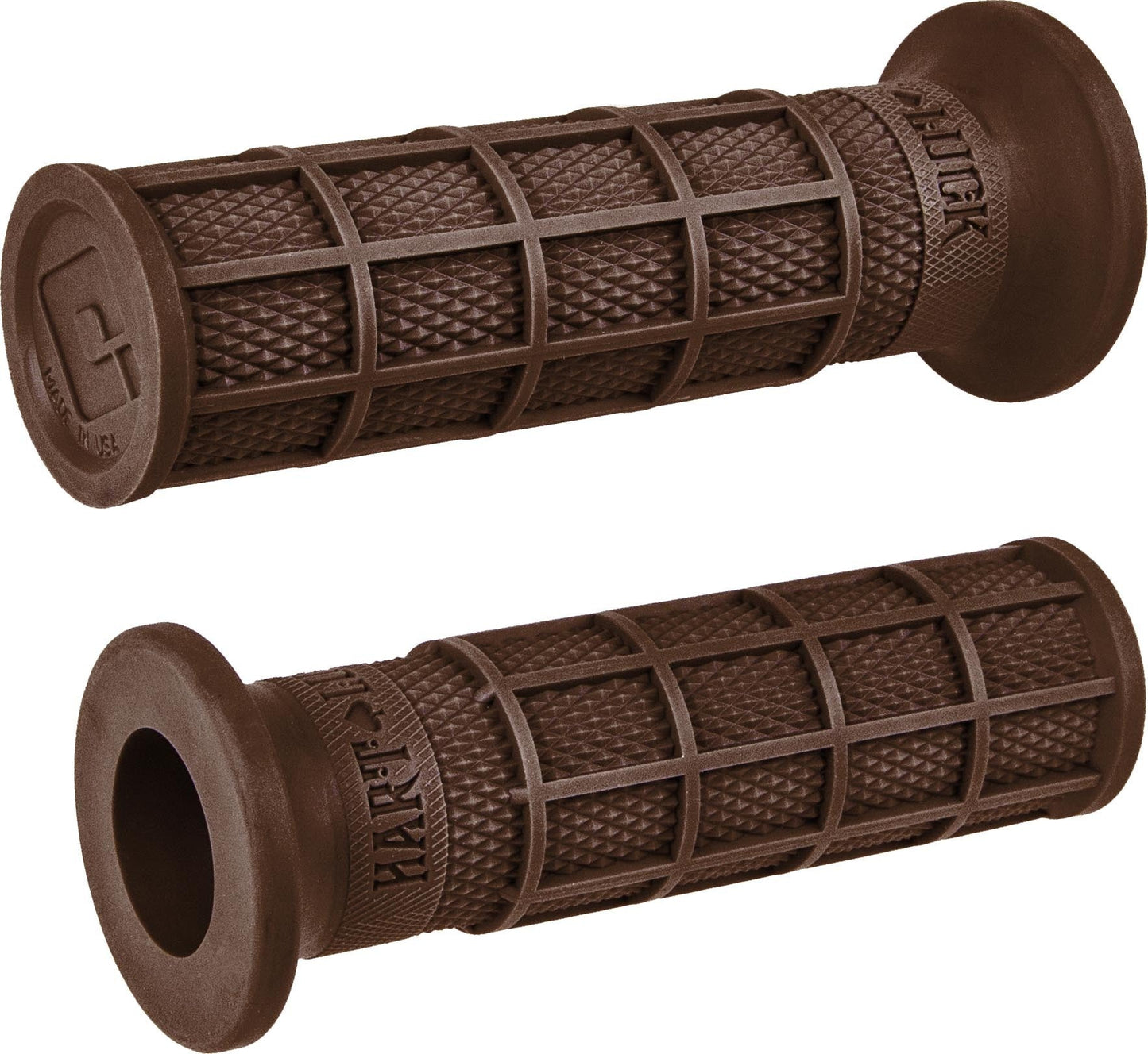Single Ply Waffle Grips Vtwin Graphite