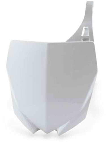 Front Number Plate White