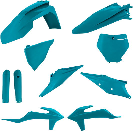 Full Plastic Kit Ktm Teal Metallic