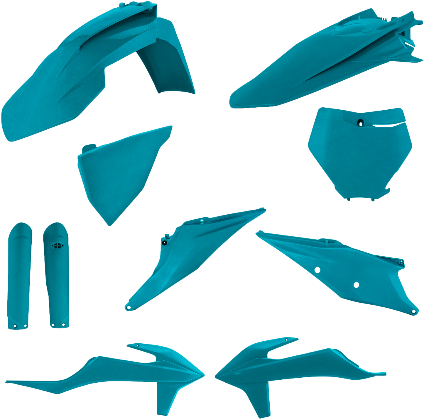 Full Plastic Kit Ktm Teal Metallic