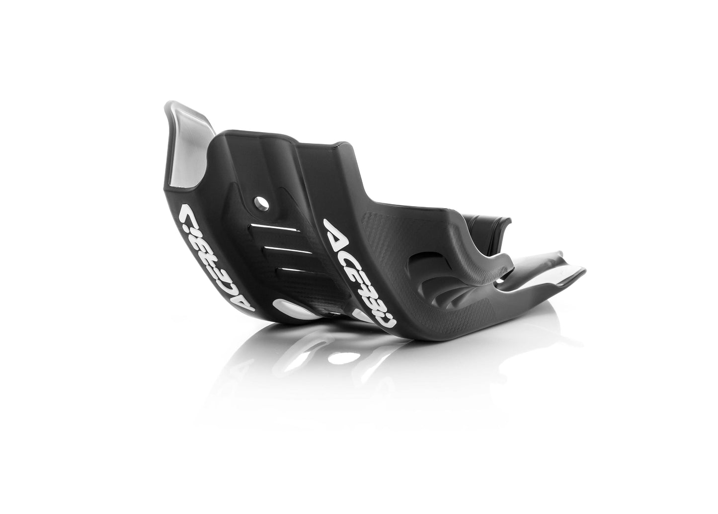 Skid Plate W/linkage Guard White/black